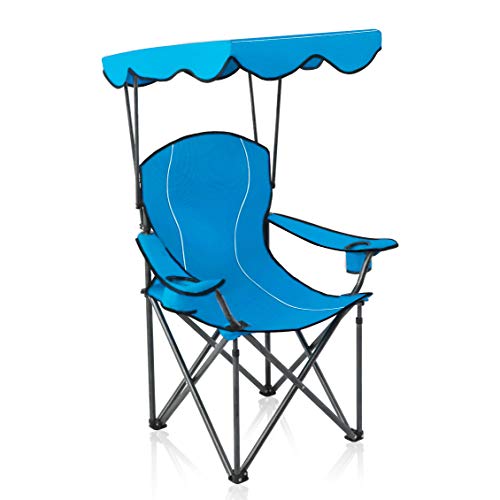 folding chair with canopy