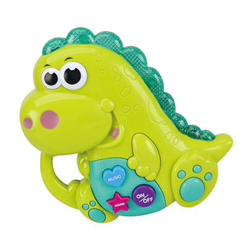 Husoiuy Baby Musical Toys, Baby Piano Toy – Dinosaur Cartoon Baby Activity Toys with Music | Small Fun Educational Game for Home Kindergarten Travel