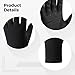 wkao 2 Pairs Windproof and Warm Cycling Gloves, Anti-Slip, Touchscreen, Thin Fleece, Polyester Gloves, 10.4 X 3.7 in