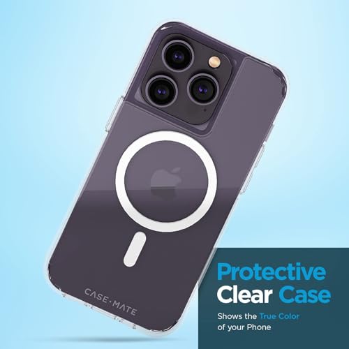 Coque transparente iPhone 14 Plus antichoc aimantée compatible chargeur MagSafe - 6