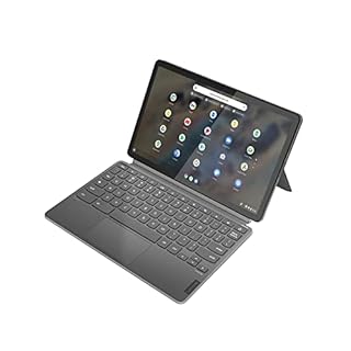 Lenovo Ideapad Chromebook | IP Duet 11 | Ordinateur portable détachable | Écran tactile 2K de 10,9" | Processeur MediaTek Kompanio 838 | 4 Go de RAM LPDDR4X | 128 Go de mémoire Flash | Stylet non