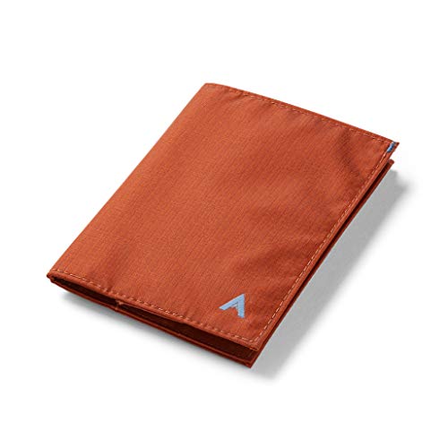 Image of Allett Original Wallet, Potters Clay | Nylon, RFID Blocking, Thin Bifold, Minimalistic, Front Pocket | Holds 4-24+ Cards, Bills, Receipts | Wallets for Men & Women