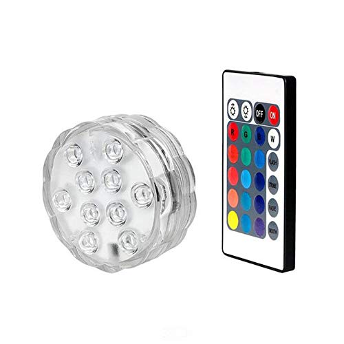 Artensky LED Aquarium Lumières Colorées sous-Marines Télécommande Projecteur Décoration Party Cover