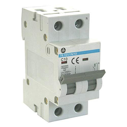 Interrupteur Disjoncteur magnéto-thermique 1P+N 20 A - 6 KA Classe C