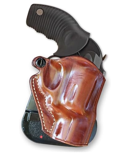 Masc Premium Leather OWB Paddle Holster Open Top Fits 605