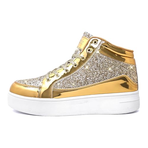 Image of IGxx Women Platform Glitter Sparkly Dressy Sequin Disco Sneakers