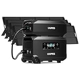 OUPES Guardian 6000 Ultimate Power System: 9216Wh Dual Battery Station with 6000W Output, 4x240W Solar Panels (960W), 120V/240V Dual Voltage for Complete Energy Independence & Home Backup