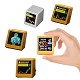 Zyntrazy Bitcoin Stock Ticker, Digital Clock with Weather, Temperature, and Humidity Display. A Creative Gift for Husband, Boyfriend, or Women