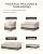loriano Patio Furniture Cover Set, 5 Piece Outdoor Furniture Cover Waterproof, 600D Heavy Duty Lawn Patio Set Covers