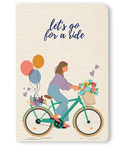 Image of BOUND N FOUND 90 GSM A5 Journal: 160 Pages | Ruled | (Let's Go For A Ride)