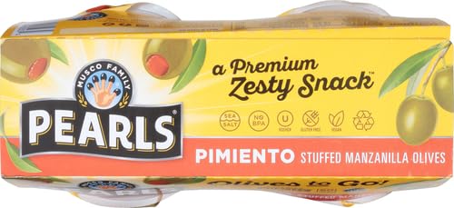 Miniatura 5 de Pearls Olives To Go!, Aceitunas Kalamata sin hueso, 1.4 onzas, 24 tazas