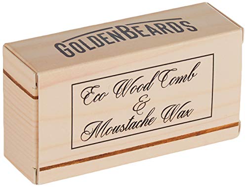 Schnurrbartwachs und ökologischer Holzkamm. Holen Sie sich das beste Bartwachs-Set mit einer ökologischen Holzbürste zum besten Preis - Image 5