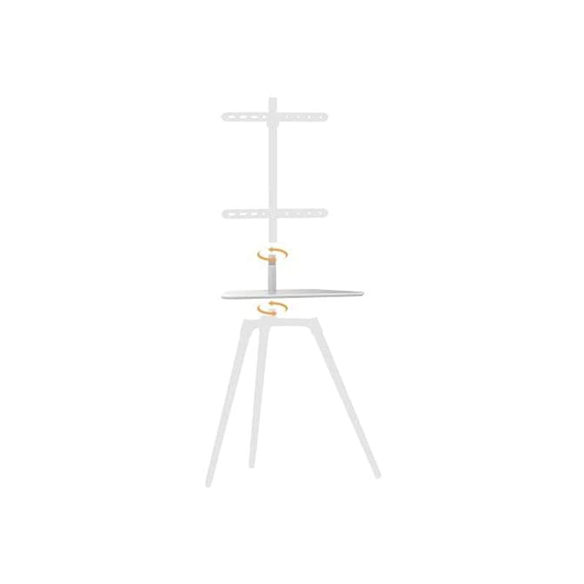 EasyLife — akcesoria konsola półka uchwyt do statywu EasyLife Design StaFFELEI Tripod, z funkcją obrotu 140°, trwałe lakierowanie w kolorze białym