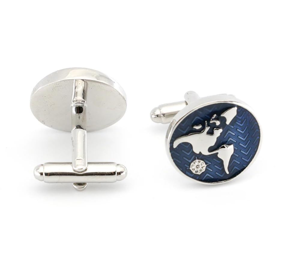 World Map Cufflinks for Men and Boys