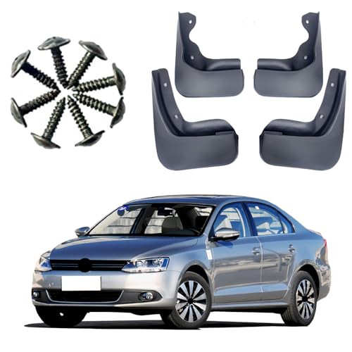 Image of Mud Flaps Splash Guards Fit for Volkswagen Jetta(2011-2014),Tire mud Guard,No Drilling Fender Flares,Anti Splash Sewage Mud,Front and Rear Wheel fenders,Vehicle Sediment Protection,4PCS