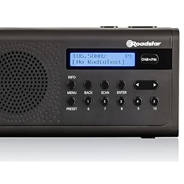 Radio portatile DAB / FM Roadstar TRA300D BK