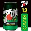 Zero Sugar 7-Up Soda, 12 Oz., Pack of 12