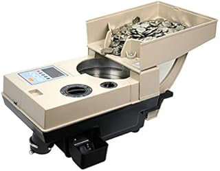 CGOLDENWALL YT-518 Münzsortierer Münzenzählmaschine mit Hochgeschwindigkeits-Münzensortiermaschine für Münzen unterschiedlicher Durchmesser und Dicken