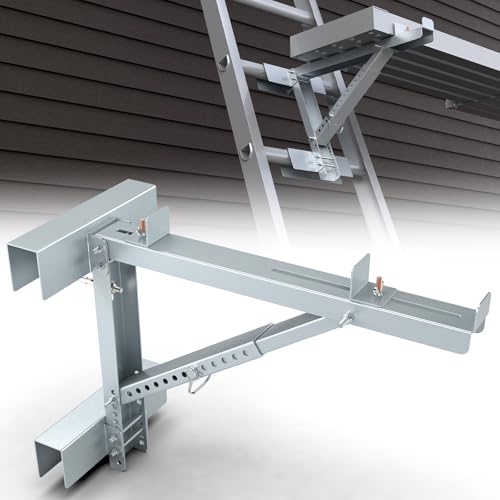 New Upgraded Adjustable Ladder Jacks 2 Pack for Scaffolding Platform
