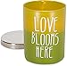 Produktbild Pavilion Gift Company Love Blooms Here Kerze, grün, 7 oz