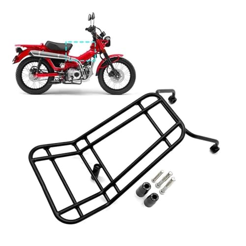 Porte-bagages central moto CT125 étagère support bagage noir