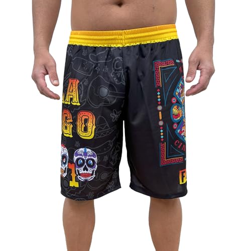 Footex Pantaloncini Beach Volley Mare Spiaggia Padel (M, Hola Amigo¡)