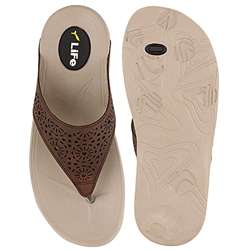 Image of WELCOME Women's Extra Soft Slippers with Cushion FootBed for Adult | Comfortable & Light Weight| Stylish & Anti-Skid| Waterproof & Everyday Flip Flops for Ladies /Girls