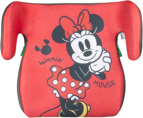 Tataway Seggiolino Alzatina Auto Bimbi Disney Minnie I-Size Ece R129, Rialzo Bimbi 126-150 Cm, 22-36 Kg, 6-12 Anni, Gruppo 3, Leggero E Facile Da Trasportare - Sfoderabile E Lavabile - 2