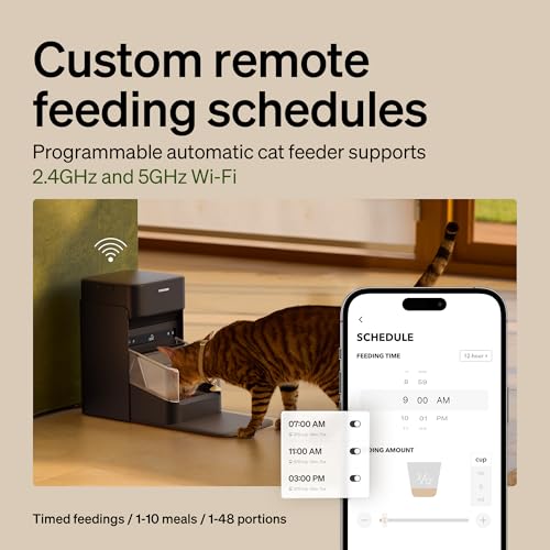 Mangeoire RFID pour 2 chats PETLIBRO pour maisons multi-animaux - 15
