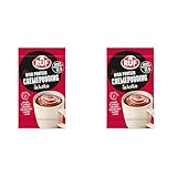 RUF High Protein Cremepudding Schoko, Schoko-Pudding aus der Tasse mit 13g Protein pro Portion, einfache Zubereitung ohne Kochen, glutenfrei, 1 x 59g (Packung mit 2)