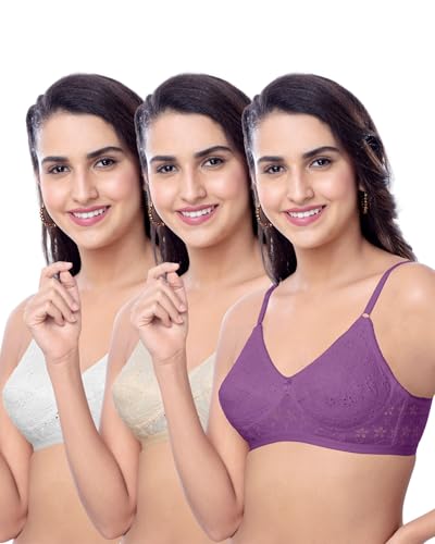 Image of Brida Italia Women's Cotton Minimizer Saree Bra | Full Coverage | Non-Padded, Wire-Free | Comfortable Daily & Ethnic Wear