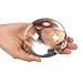 Juvale Glass Paperweight - Glass Cabochon, Magnifying Glass Dome, Crystal Dome, Crystal Magnifier - Ideal for Reading Maps & Newspapers, Spiritual Decoration, 3.5 x 3.5 x 2 Inches