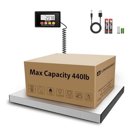UNIWEIGH Digital High-Capacity Postal Scale