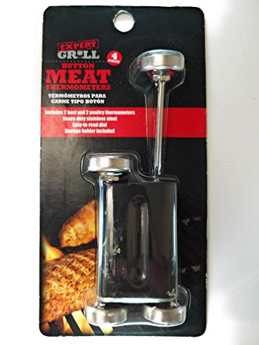 Preisvergleich Produktbild Fleischthermometer, Knöpfe, 4 Stück