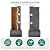 AUTODAYA 39.4" Modern Zen Faux Slate Water Fountain for Indoors or Outdoors with LED Lights, Cascading Waterfall, Tranquil Water Feature for Patio, Garden, Deck or Porch