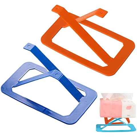Veeteah Napkin Box Support,Tissue Box Stretcher For Automatic Lifting | Tissue Box Spring Support With A Strong Load Bearing To Hold The Bottom Tissue Rise Random Color Cover