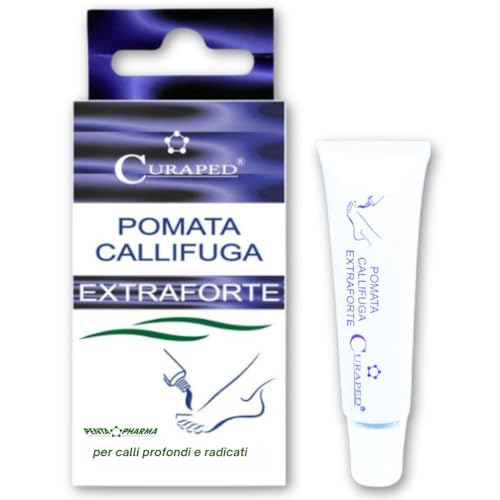Curaped - Calífugo extra fuerte para la eliminación de los callos de los pies – Exprime el ojo de perdiz y las verrugas – Aplicable en las manos – Dermatológicamente probado – Fabricado en Italia (1