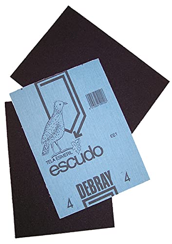 Pack 10 unidades - Lixa tecido Esmeril escudo G150 - DEBRAY - N.0-280 X 230 mm