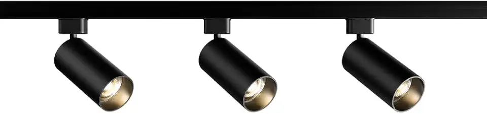 Trilho Eletrificado Com 3 Spots Led Articuláveis Elgin – 3.000K 12W IP20 Preto Bivolt