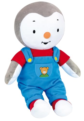 Jemini | Doudou Peluche T'choupi Pour Bébé Dès La Naissance | Peluche Officielle 45 Cm | Jouet...