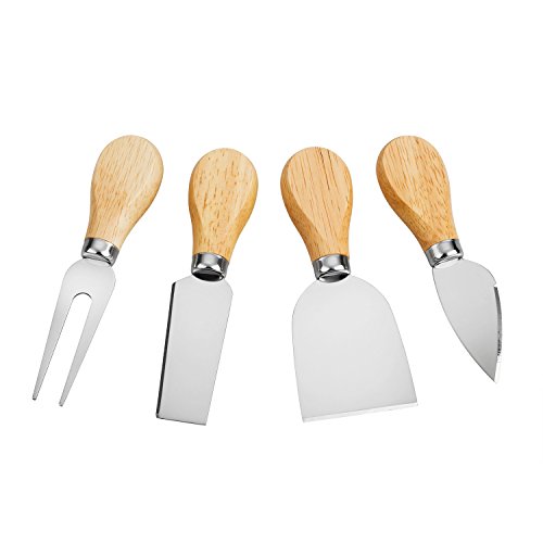 Yxchome 8541909850 4 Cheese Knives Set - Cheese Knife,Cheese Fork,Cheese Slicer,Butter Knife - Mini Premium Stainless Steel Cheese Knife Set thumb #6