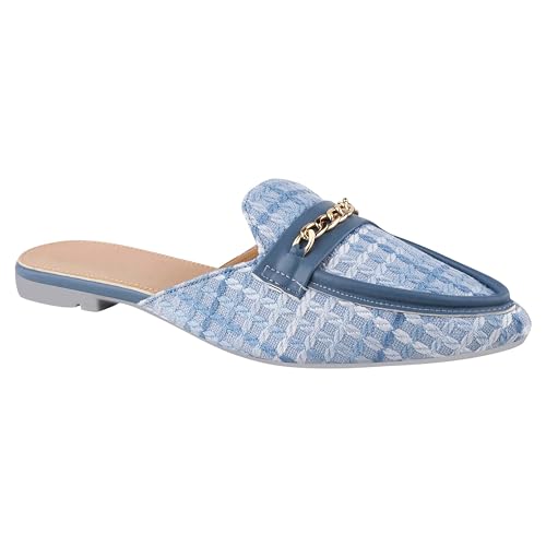 Image of SilverArrow Womens Bunzu Mules | Casul Shoes | Flat Mules Sandals Open Back | Suitable for Casual Outfit