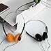 Retro Over-Ear Headphone,Vintage Feelings Underwire Headphones,Retro Lightweight Earphones,Hi-Fi Stereo Earphone Headset,Headphone,for Most Mobile Phones Playback Pevices Headphones (Black)