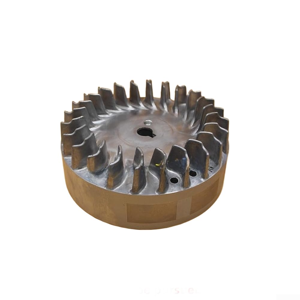 Compatible con Honda Gxv160 Rotor de volante de inercia de 212 cc 224 cc para cortacésped Hrj216, pieza de motor, construcción de metal, componente de repuesto fácil de instalar para jardín y patio