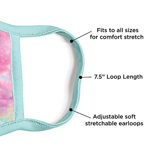 ABG Accessories Women's 3-Pack Adult Fashionable Protection, Reusable Fabric Face Mask,