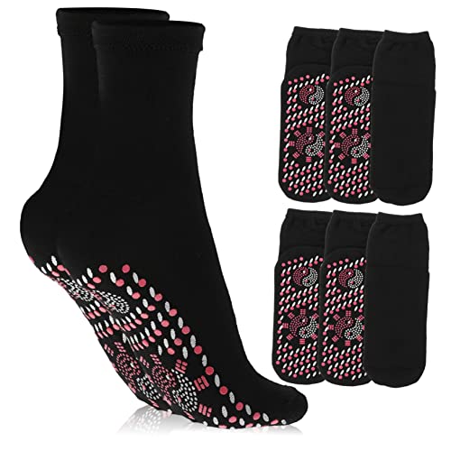 Garneck Women Men's Winter Thermal Socks Heating Socks Massage Warm for Outdoor Activities