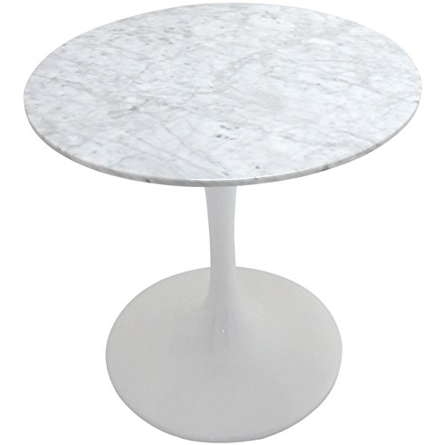 Amazon｜チューリップテーブル 大理石天板 直径50cm 色ホワイト white