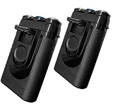 Tacshaver by Bell+Howell Moustache and Beard Rotary Shaver with Pop-up Trimmer for Sharper Moustache and Sideburn Edges Seen On TV (Set of 2 Rechargeable)