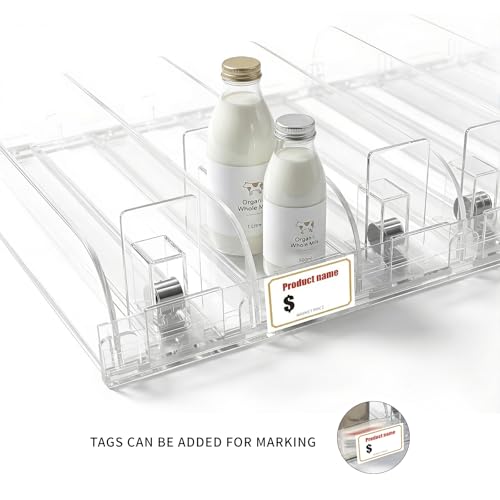 9-Rows Shelf Pusher Smart Management System,Supermarket Adjustable Width Spring-Loaded Cigarette & Merchandise Display Organizer for Gondola Shelves(23.82" x 11.81") by poagld - Used condition - Image 3