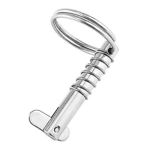 ステンレススチール製クイックリリースピン ボートビミニトップを素早く取り付け マリンピン交換用ボート用品 家庭用店舗用 ステンレススチール製ロックピン クイックリリースピン プルリング付き 316ステンレストップ